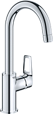 Grohe BauLoop Wastafelmengkraan L-Size (opbouw) chroom 23891001 Grohe BauLoop Wastafelmengkraan L-Size (opbouw) chroom 23891001