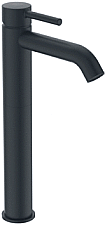 Ideal Standard Ceraline wastafelmengkraan verhoogd zonder waste zwart BC269XG